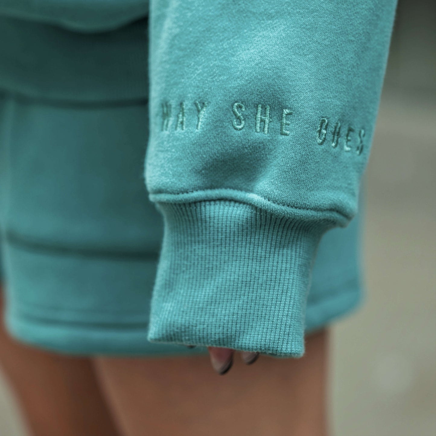 Teal Sage | Classic Fit Lounge Shorts image 4