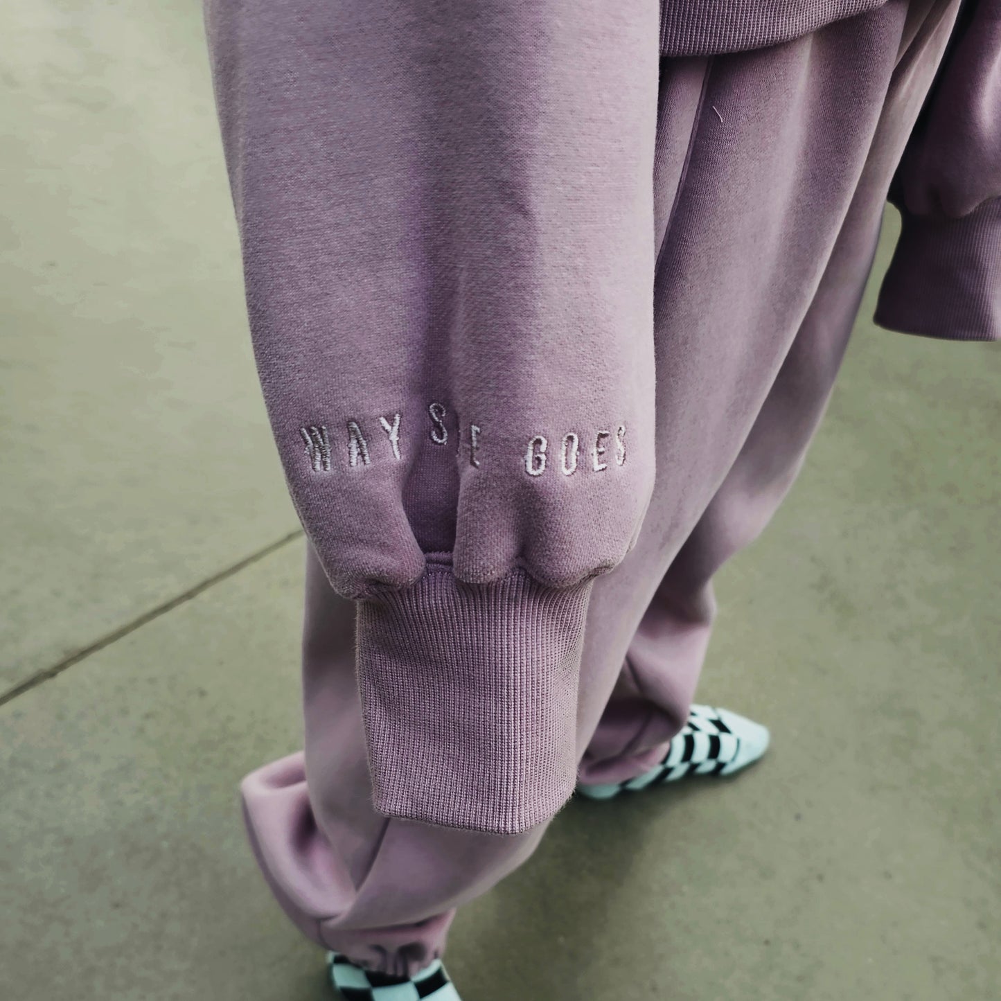 READY TO SHIP Book Dragon Dusty Lilac Cropped Crewneck