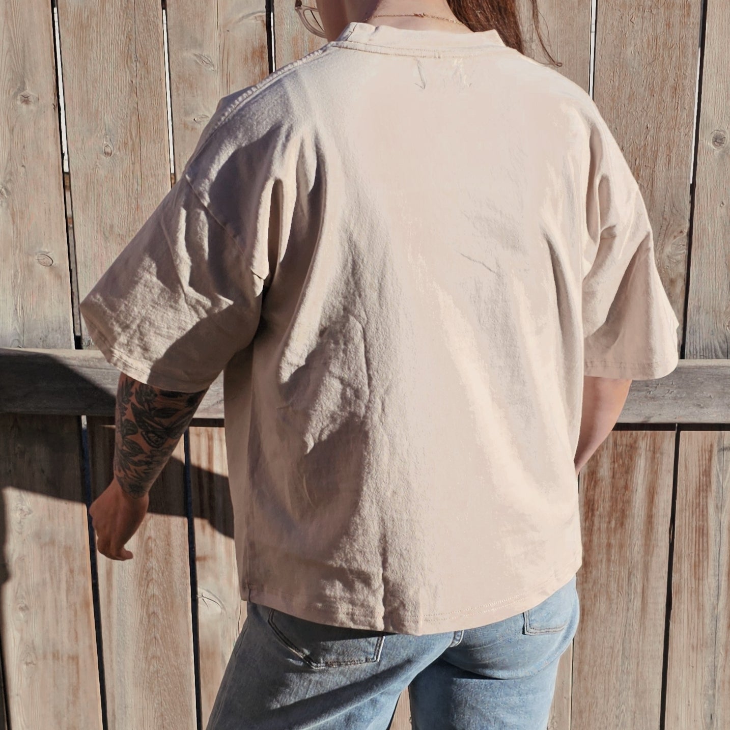 Santa Frog Boxy Vintage Tee