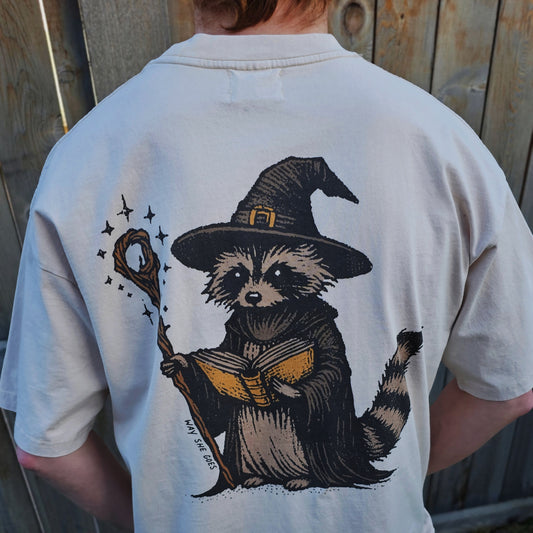 Wizard Raccoon Vintage Tee