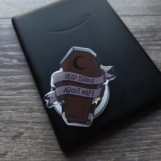Dead Serious About Naps Phone/E-Reader Grip (Mag-Safe)