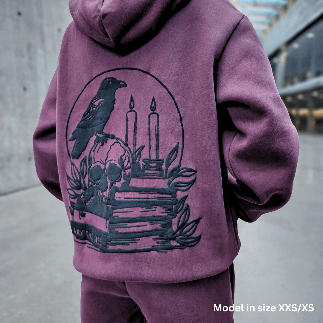 Raven Dusty Plum | Oversized Lounge Hoodie image 0