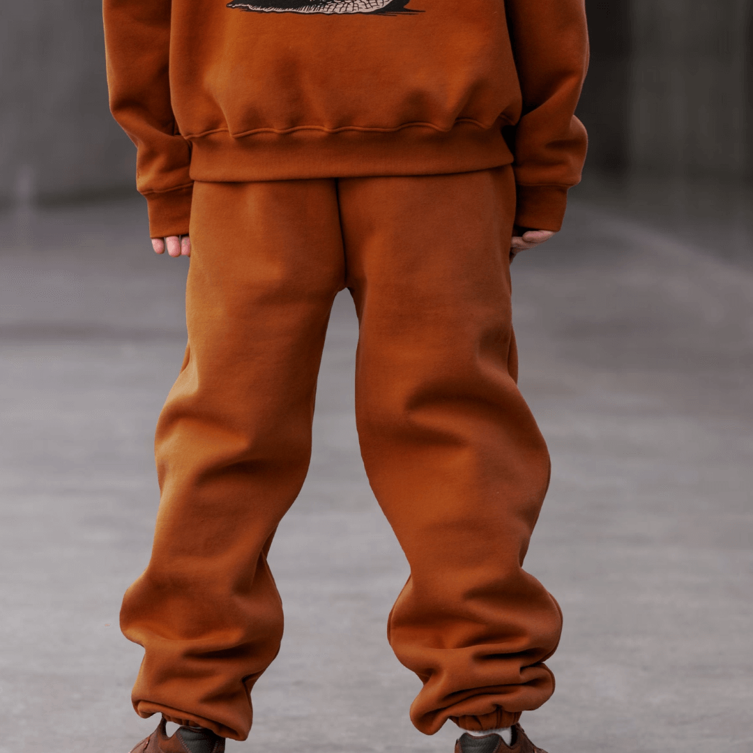 Burnt Orange | Oversized Lounge Sweatpants image 6