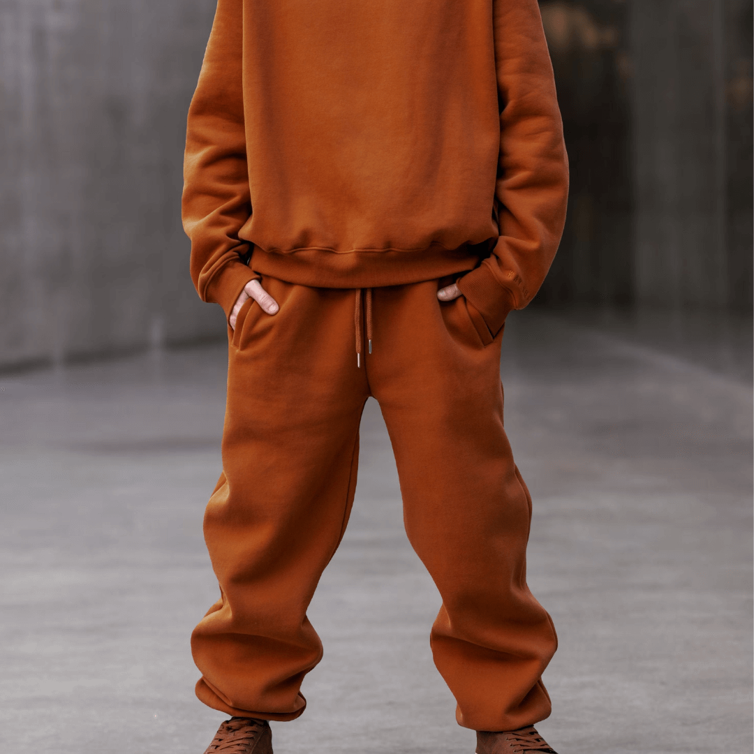Burnt Orange | Oversized Lounge Sweatpants image 3