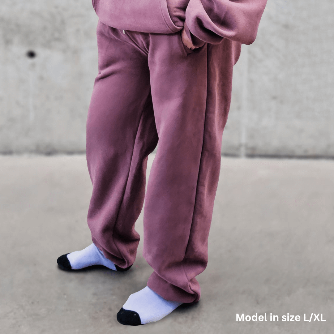 Dusty Plum | Oversized Lounge Sweatpants image 11