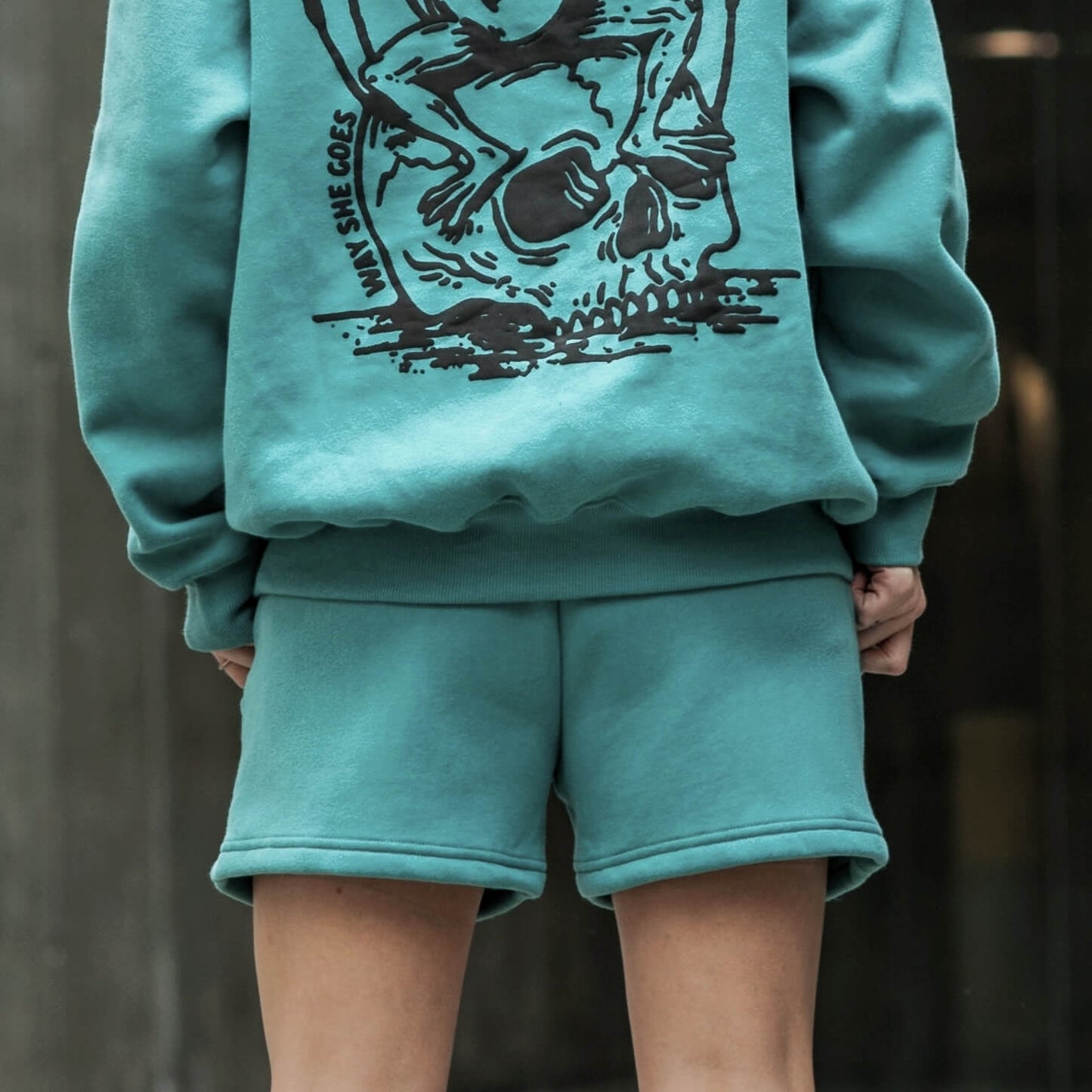 Teal Sage | Classic Fit Lounge Shorts image 1