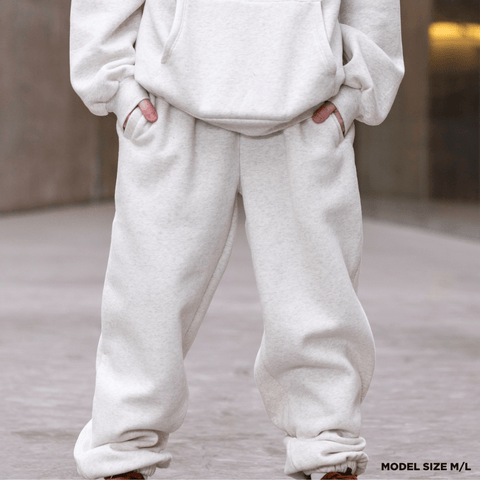 Heathered Grey | Oversized Lounge Sweatpants