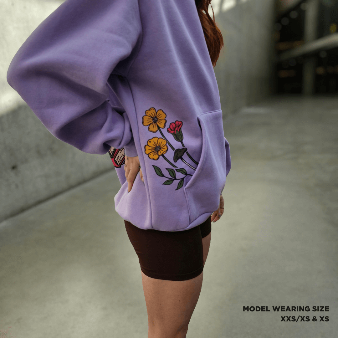 PRE-ORDER Skull Garden | Oversized Lounge Hoodie image 3