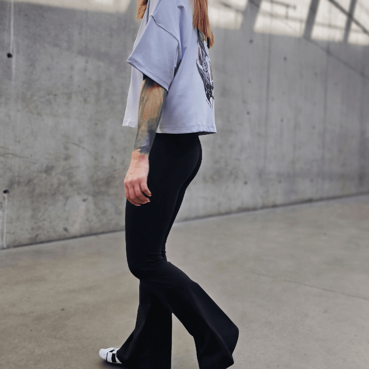 Bat Cropped Butter Tee