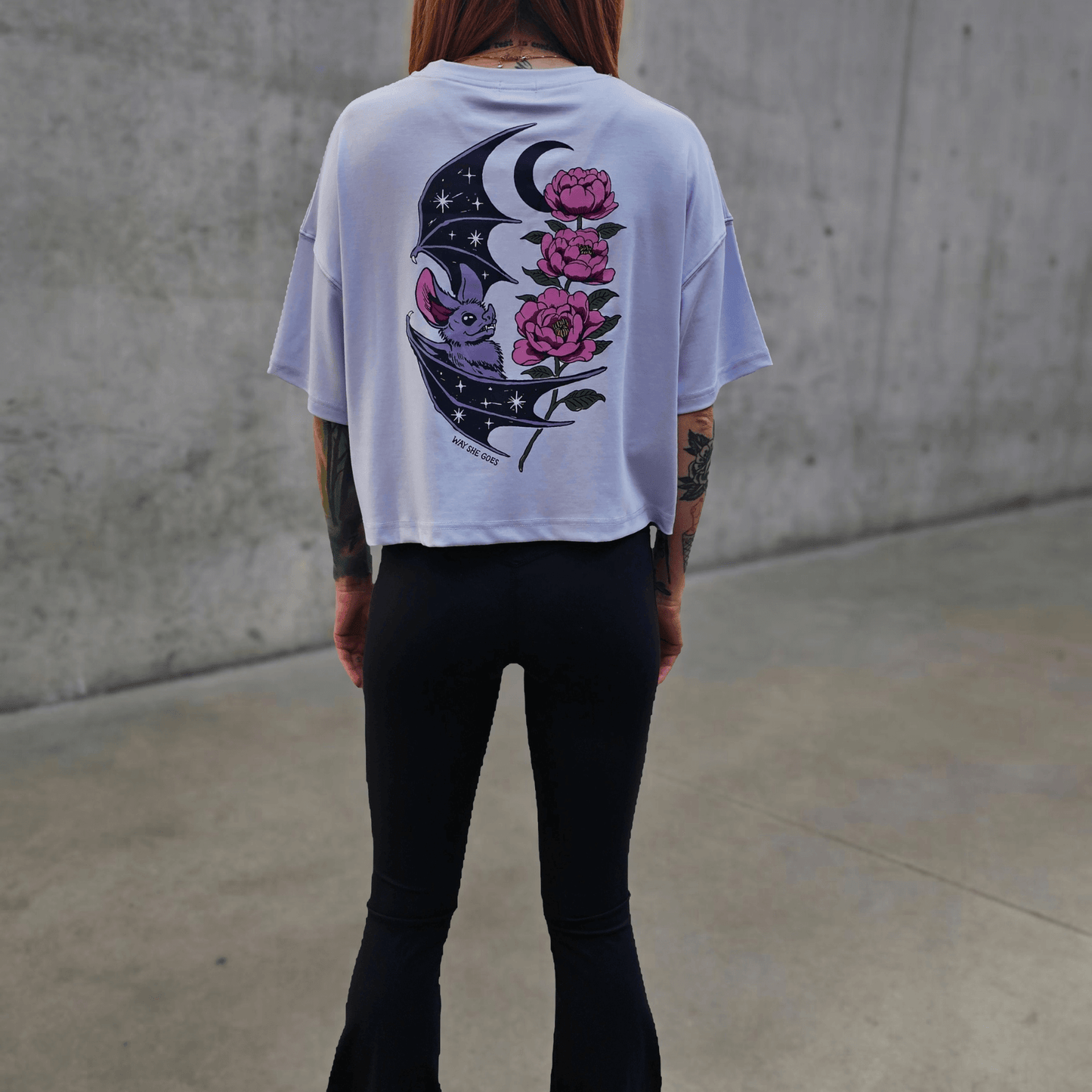 Bat Cropped Butter Tee