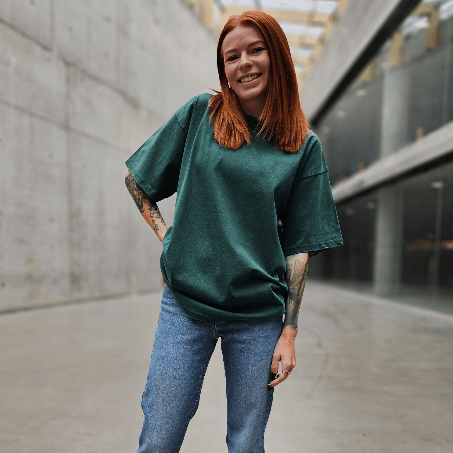 Bat Vintage Oversized Tee