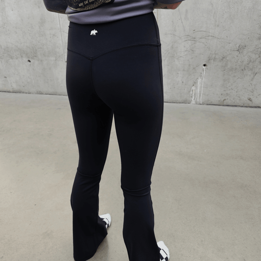 Black Everyday Flare Leggings