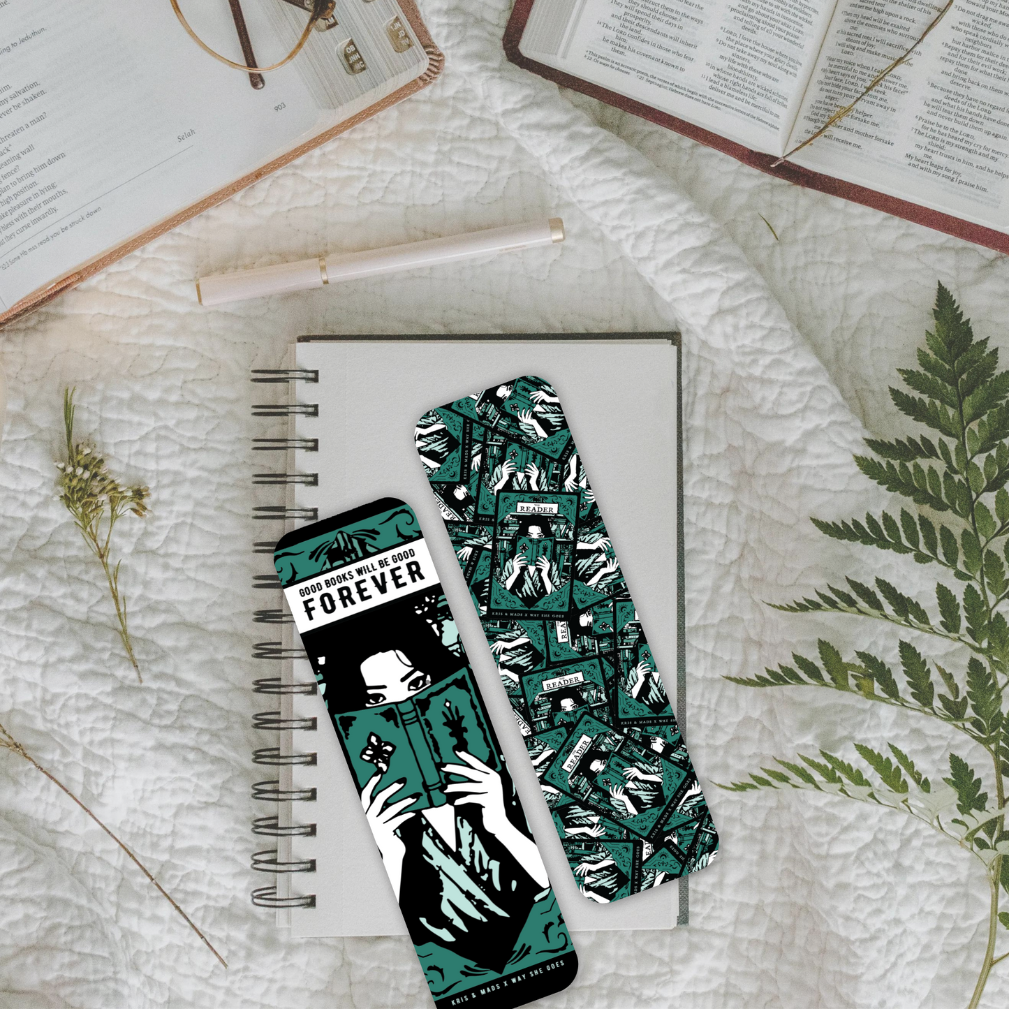 2-Pack Kris & Mads Bookmarks