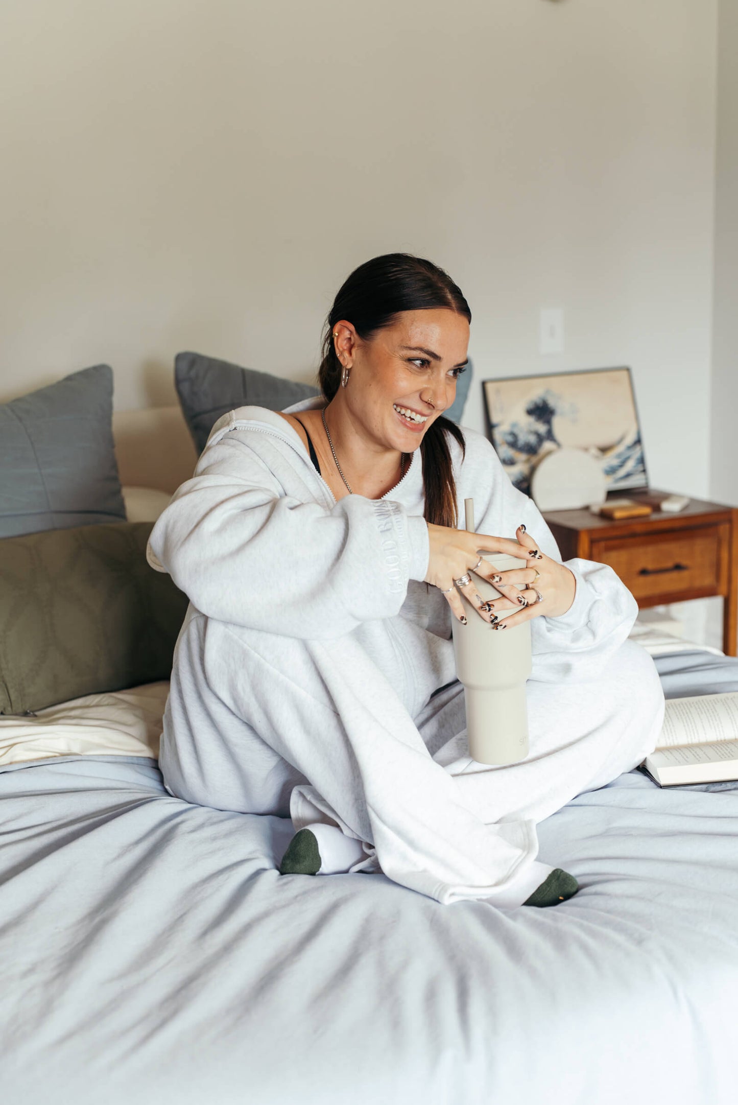PRE-ORDER Kris & Mads Wide-leg Sweatpants