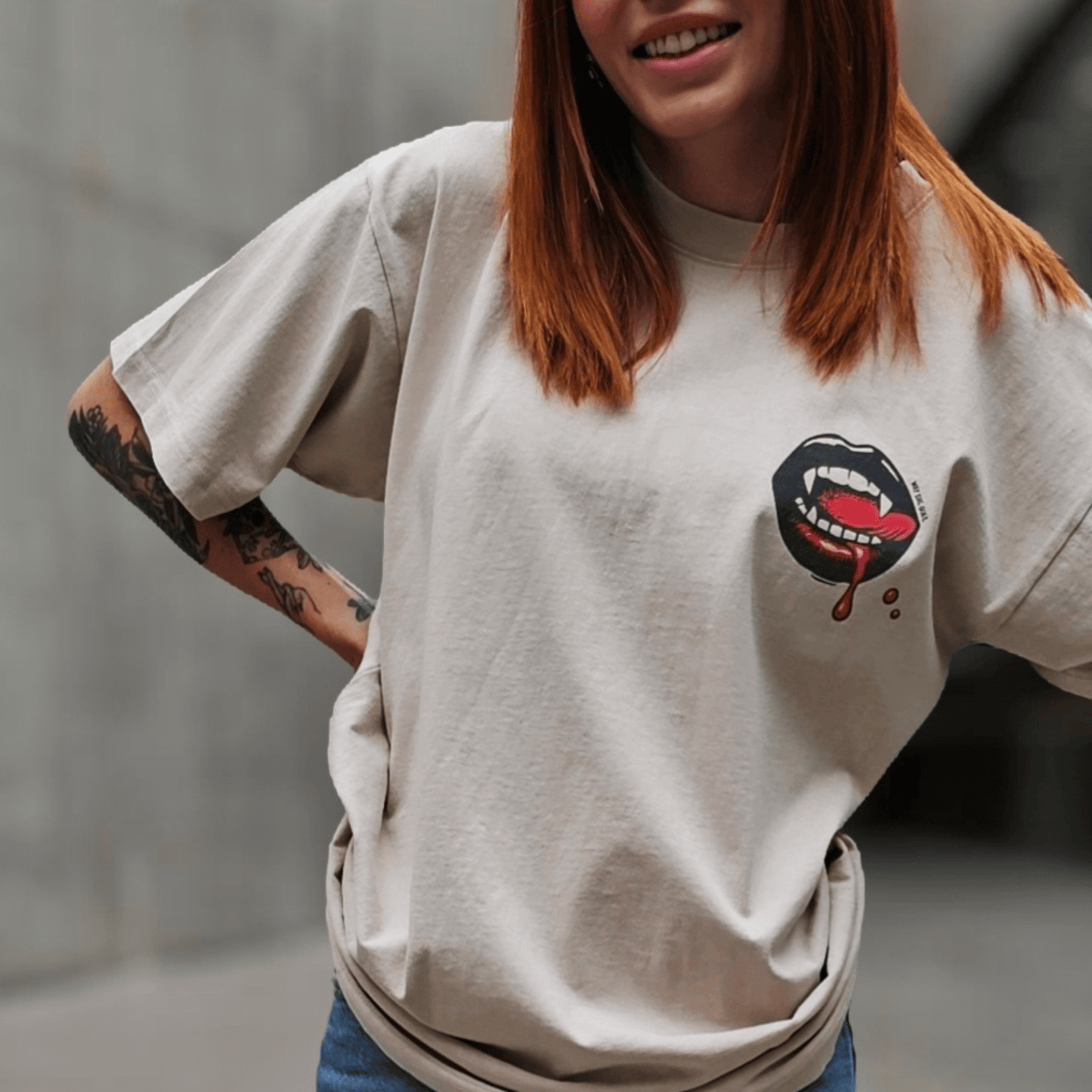 Stay Hydrated Vintage Oversized Tee