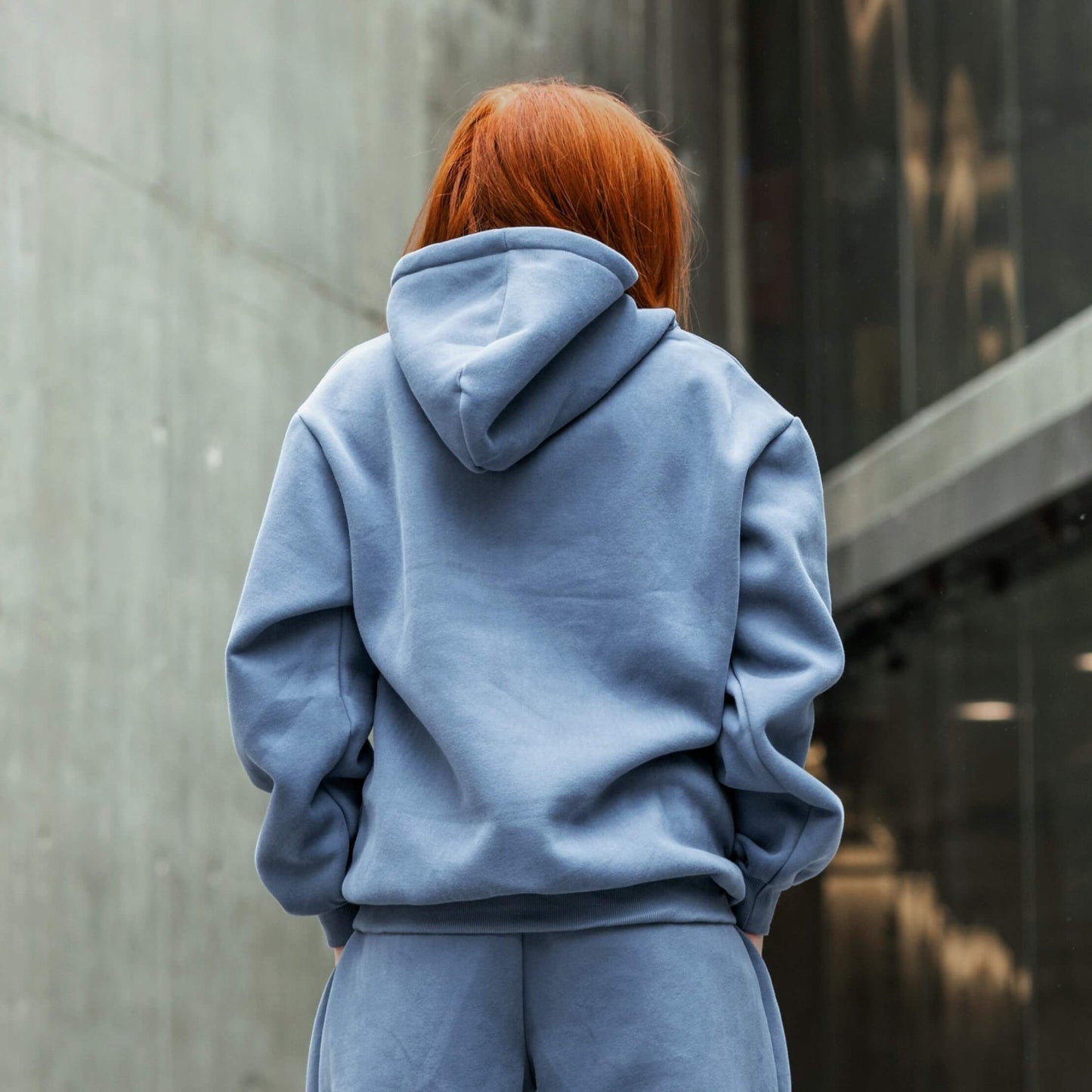 Iron Blue | Oversized Lounge Hoodie image 2