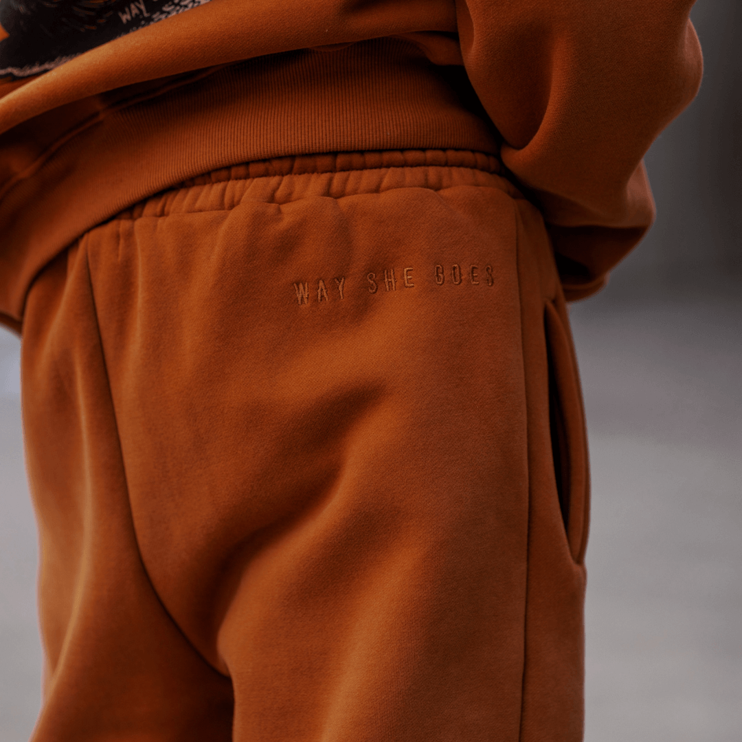 Burnt Orange | Oversized Lounge Sweatpants image 5