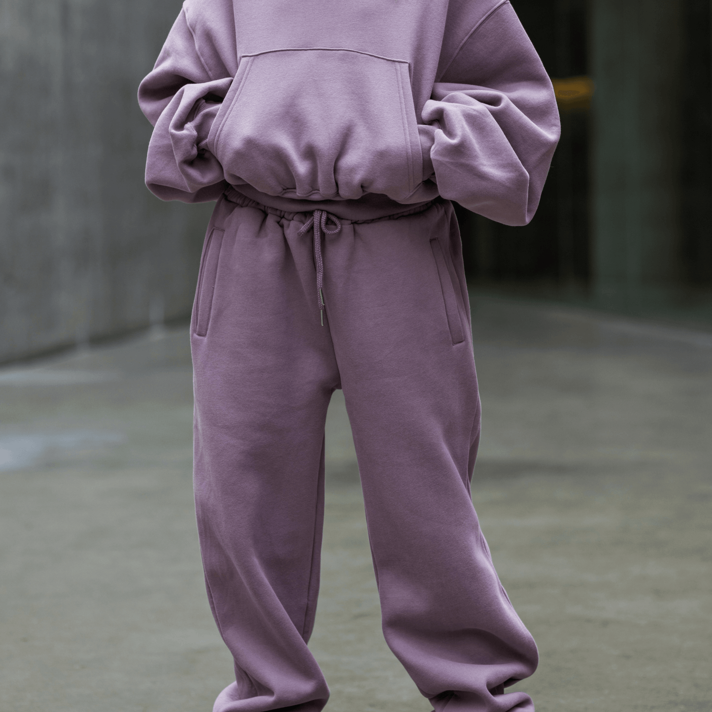 Dusty Lilac Rose | Oversized Lounge Sweatpants image 4