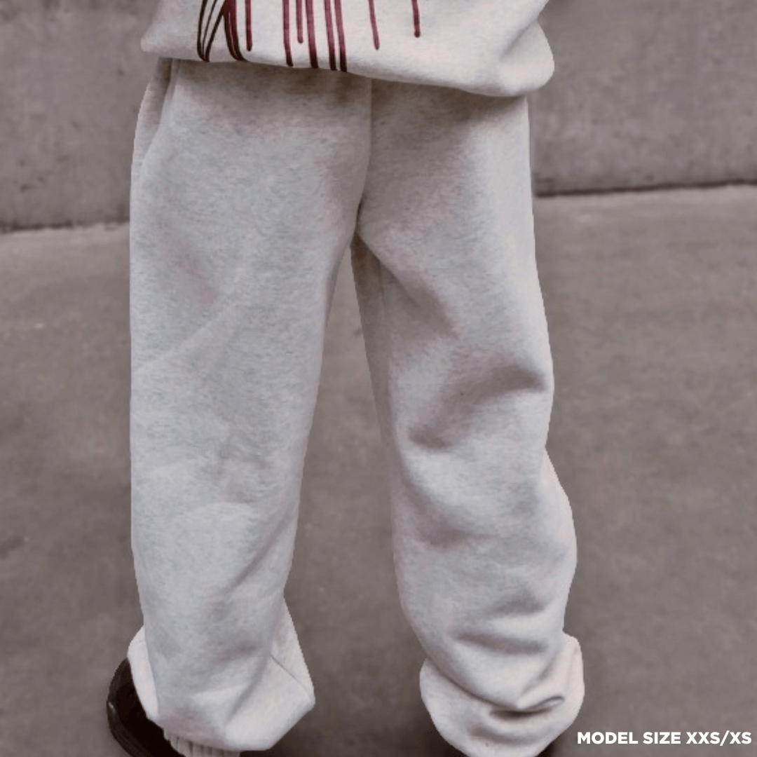 PRE-ORDER Heathered Grey | Oversized Lounge Sweatpants image 1