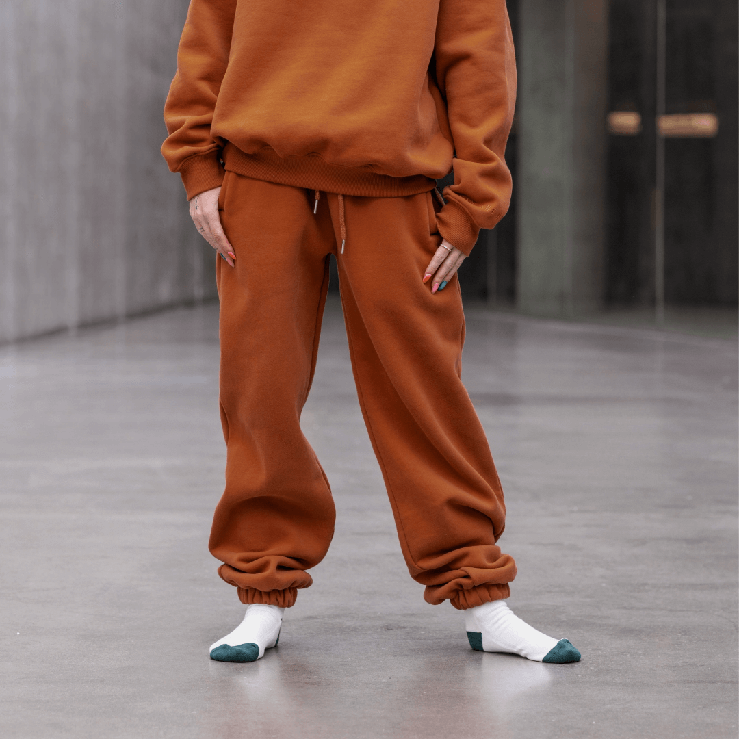 Burnt Orange | Oversized Lounge Sweatpants image 7