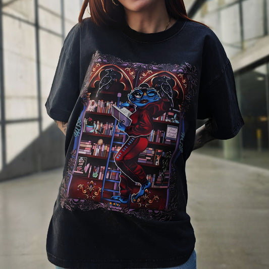 Library Frog Vintage T-shirt