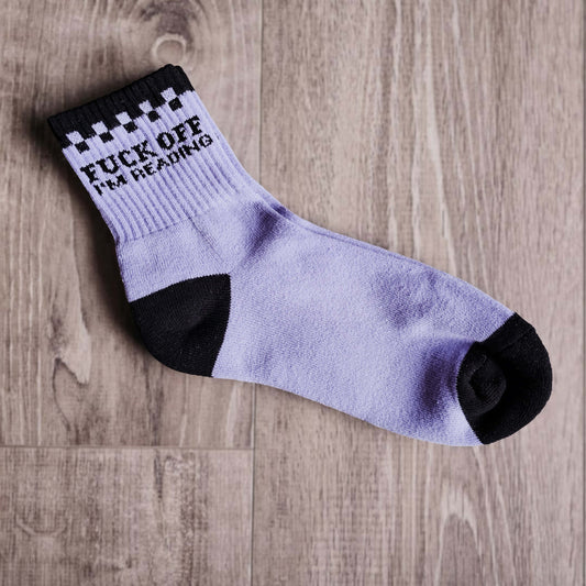 F Off I'm Reading Socks image 0