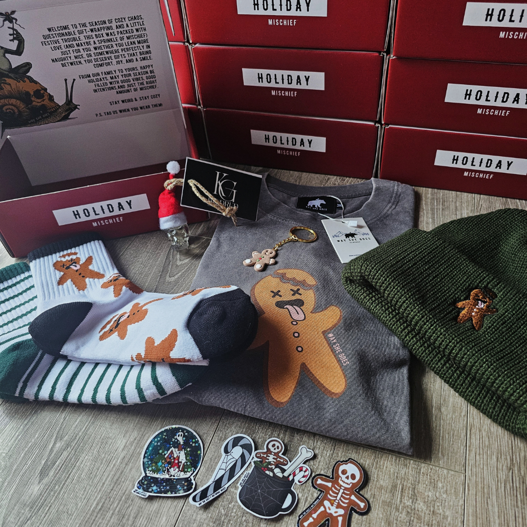 Gingerbread Holiday Mischief Box