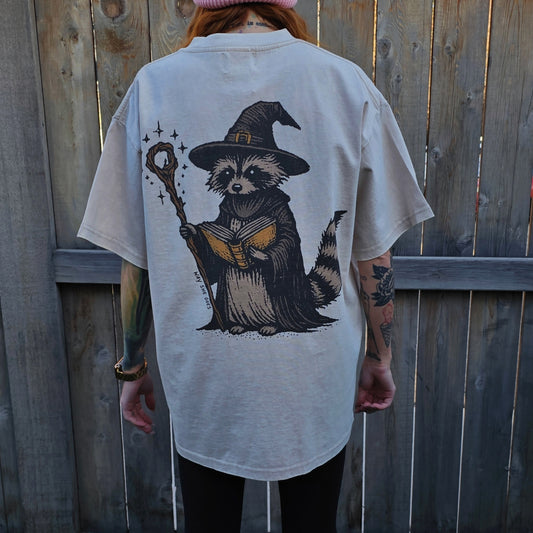 Wizard Raccoon Vintage Tee