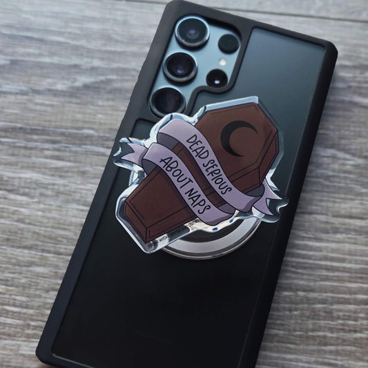 Dead Serious About Naps Phone/E-Reader Grip (Mag-Safe)