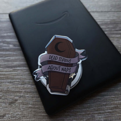 Dead Serious About Naps Phone/E-Reader Grip (Mag-Safe)