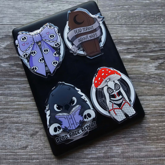 Read. Rage. Repeat. Phone/E-Reader Grip (Mag-Safe)