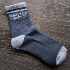 Small Talk Survivor Socks