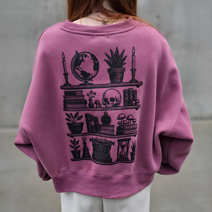 PRE-ORDER Rosewood Library Cropped Crewneck