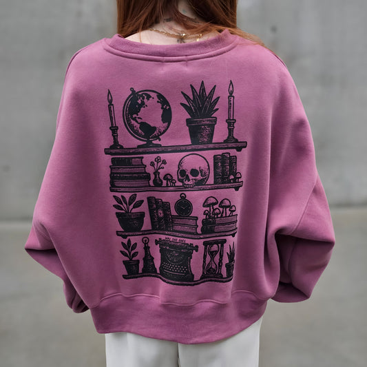 PRE-ORDER Rosewood Library Cropped Crewneck