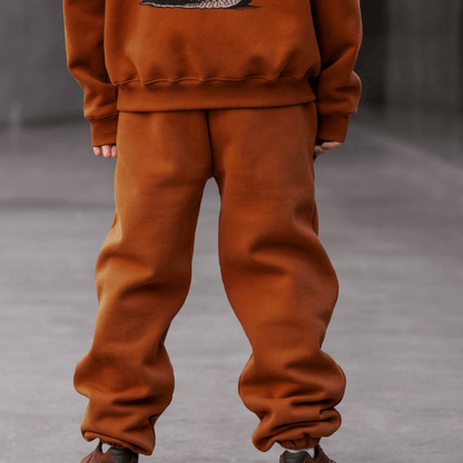 Burnt Orange | Oversized Lounge Sweatpants image 6