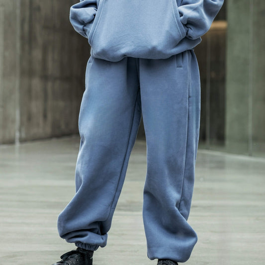 Iron Blue | Oversized Lounge Sweatpants image 0
