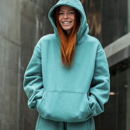 Teal Sage | Oversized Lounge Hoodie image 5