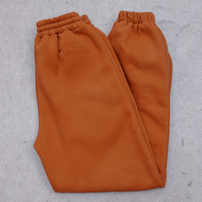 Burnt Orange | Oversized Lounge Sweatpants image 1