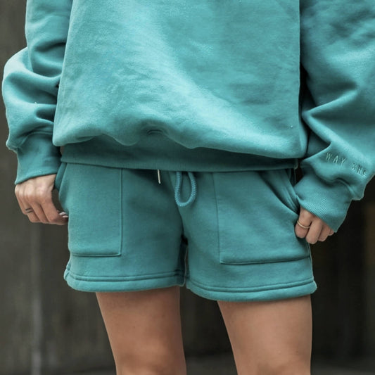 Teal Sage | Classic Fit Lounge Shorts image 0