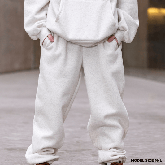 PRE-ORDER Heathered Grey | Oversized Lounge Sweatpants image 0