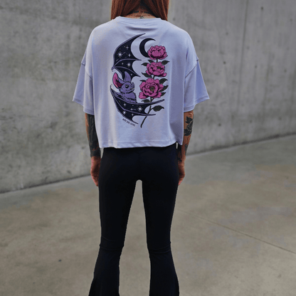 Bat Cropped Butter Tee