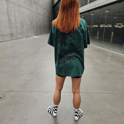 Bat Vintage Oversized Tee