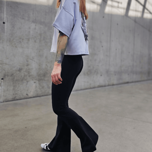 Black Everyday Flare Leggings