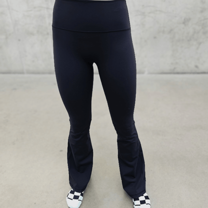 Black Everyday Flare Leggings