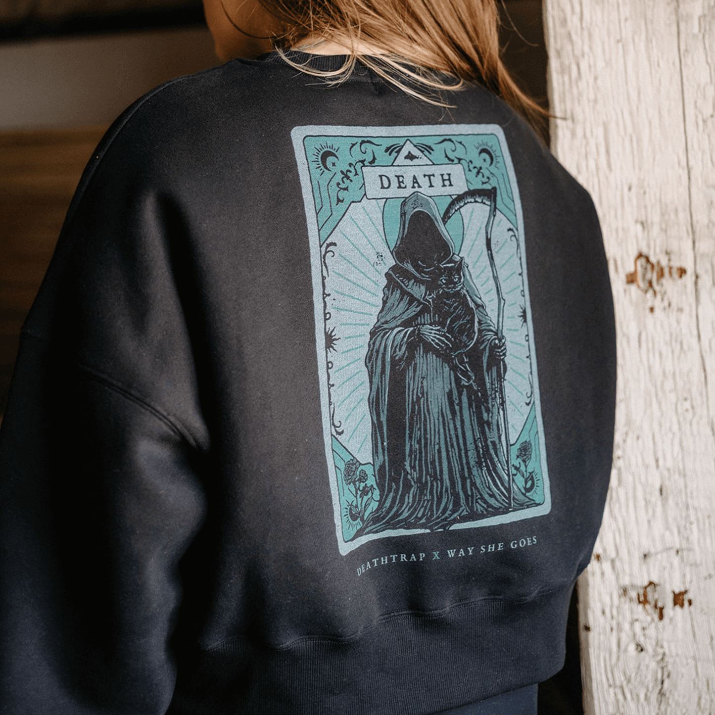 PRE-ORDER Deathtrap - Cropped Crewneck