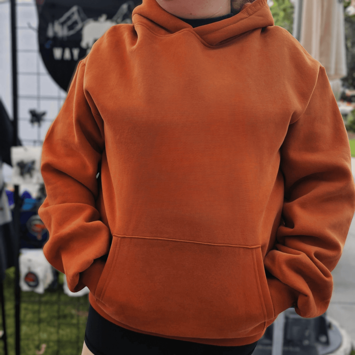 Frog Snail Burnt Orange Oversized Lounge Hoodie