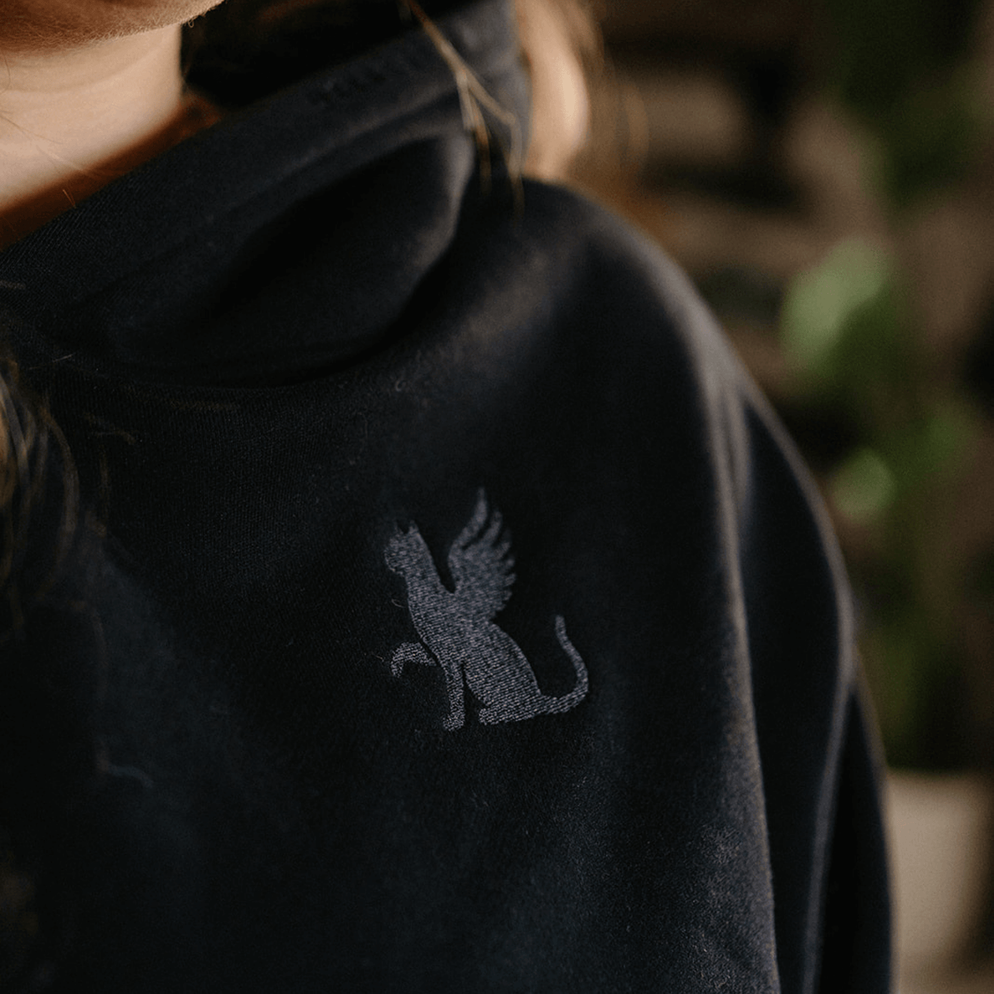 PRE-ORDER Hell Cat - Cropped Hoodie