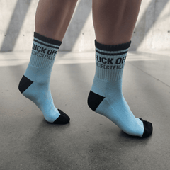 Mint Fuck Off Respectfully Socks