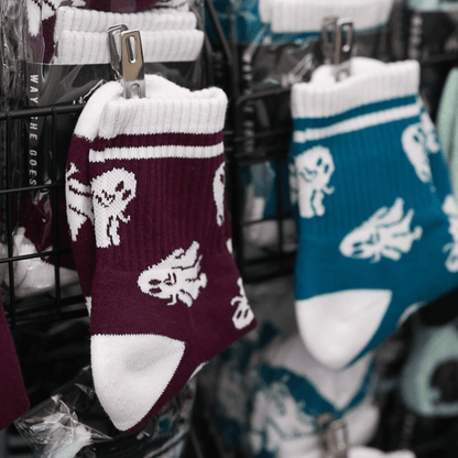 Sassy Ghost Socks Purple