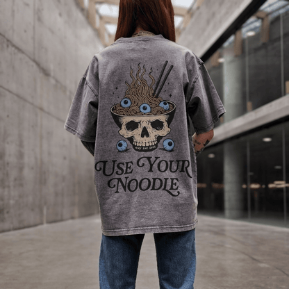 Use Your Noodle Vintage Oversized Tee